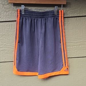 Adidas Navy Blue Boys Athletic Shorts Medium M